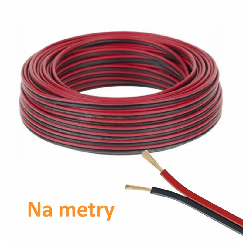 Przewód płaski do taśm LED 2x0.22mm led perfektmarket sklep oswietlenie