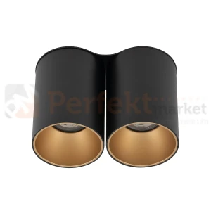 Oprawa sufitowa EYE Tone II Pointe 8087 spot cube Nowodvorski czarno-złota