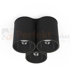 Oprawa sufitowa EYE Tone III Pointe 8091 spot cube Nowodvorski czarny/czarny połysk