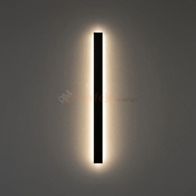 Kinkiet LED liniowy ścienny COMMA LED M 3000K IP20 czarny Nowodvorski 11877 perfektmarket (3).webp