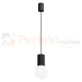 Lampa wisząca Halo szklana kula design 1xG9 IP20 czarna perfektmarket (8).webp