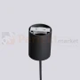 Lampa wisząca Halo szklana kula design 1xG9 IP20 czarna perfektmarket (4).webp