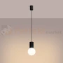 Lampa wisząca Halo szklana kula design 1xG9 IP20 czarna perfektmarket (2).webp