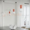 Lampa wisząca Halo szklana kula design 1xG9 IP20 brzoskwiniowa perfektmarket (12).webp