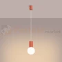 Lampa wisząca Halo szklana kula design 1xG9 IP20 brzoskwiniowa perfektmarket (5).webp