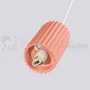 Lampa wisząca Halo szklana kula design 1xG9 IP20 brzoskwiniowa perfektmarket (3).webp