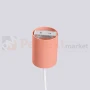 Lampa wisząca Halo szklana kula design 1xG9 IP20 brzoskwiniowa perfektmarket (4).webp