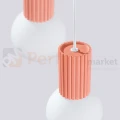 Lampa wisząca Halo 3P szklane kule design 3xG9 IP20 brzoskwiniowa perfektmarket (8).webp