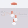 Lampa wisząca Halo 3P szklane kule design 3xG9 IP20 brzoskwiniowa perfektmarket (6).webp