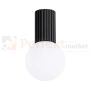 Plafon Halo szklana kula design G9 IP44 czarny perfektmarket (4).webp