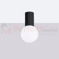 Plafon Halo szklana kula design G9 IP44 czarny perfektmarket.webp