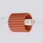 Kinkiet Halo szklana kula design G9 IP44 ochra czerwona perfektmarket (2).webp