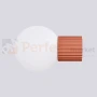 Kinkiet Halo szklana kula design G9 IP44 ochra czerwona perfektmarket (1).webp