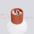 Kinkiet Halo szklana kula design G9 IP44 ochra czerwona perfektmarket.webp
