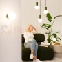 Kinkiet Halo szklana kula design G9 IP44 ochra zielony oliwkowy perfektmarket (9).webp