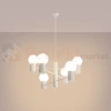 Lampa wisząca żyrandol Halo 6 szklane kule design 6xG9 IP20 biały perfektmarket (8).webp