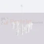 Lampa wisząca żyrandol Halo 6 szklane kule design 6xG9 IP20 biały perfektmarket (4).webp