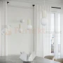 Lampa wisząca Halo szklana kula design 1xG9 IP20 beżowa perfektmarket (11).webp