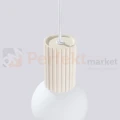 Lampa wisząca Halo szklana kula design 1xG9 IP20 beżowa perfektmarket (5).webp