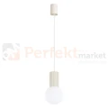 Lampa wisząca Halo szklana kula design 1xG9 IP20 beżowa perfektmarket (3).webp