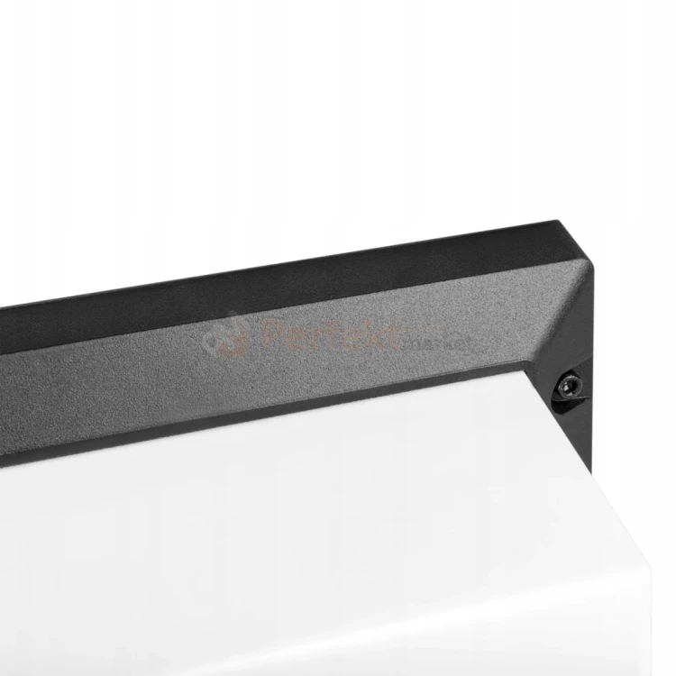 Lampa ścienna zewnętrzna kinkiet LED LAGOS 12W 4000K IP54 czarny perfektmar (7).webp