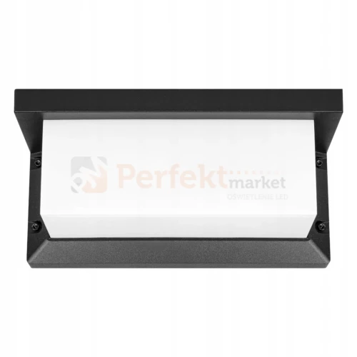 Lampa ścienna zewnętrzna kinkiet LED LAGOS 12W 4000K IP54 czarny perfektmar (4).webp