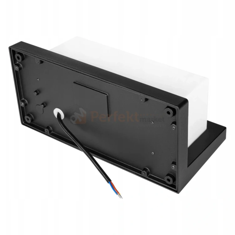 Lampa ścienna zewnętrzna kinkiet LED LAGOS 12W 4000K IP54 czarny perfektmar (3).webp