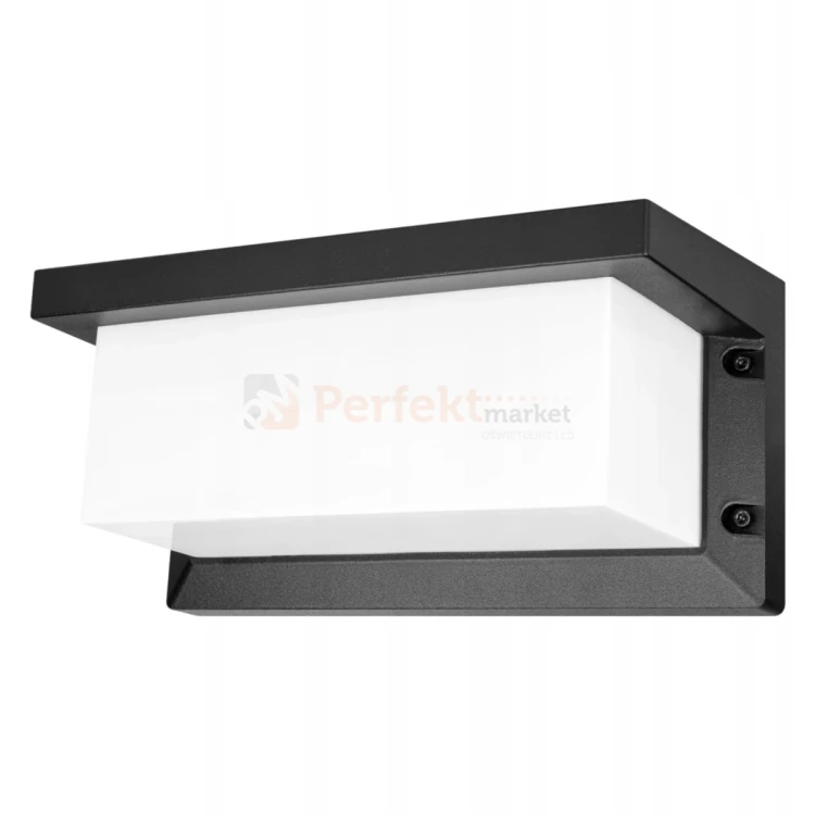 Lampa ścienna zewnętrzna kinkiet LED LAGOS 12W 4000K IP54 czarny perfektmar (2).webp