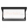 Lampa ścienna zewnętrzna kinkiet LED LAGOS 12W 4000K IP54 czarny perfektmar (4).webp