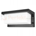Lampa ścienna zewnętrzna kinkiet LED LAGOS 12W 4000K IP54 czarny perfektmar (2).webp