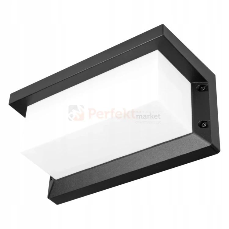 Lampa ścienna zewnętrzna kinkiet LED LAGOS 12W 4000K IP54 czarny perfektmarket.webp