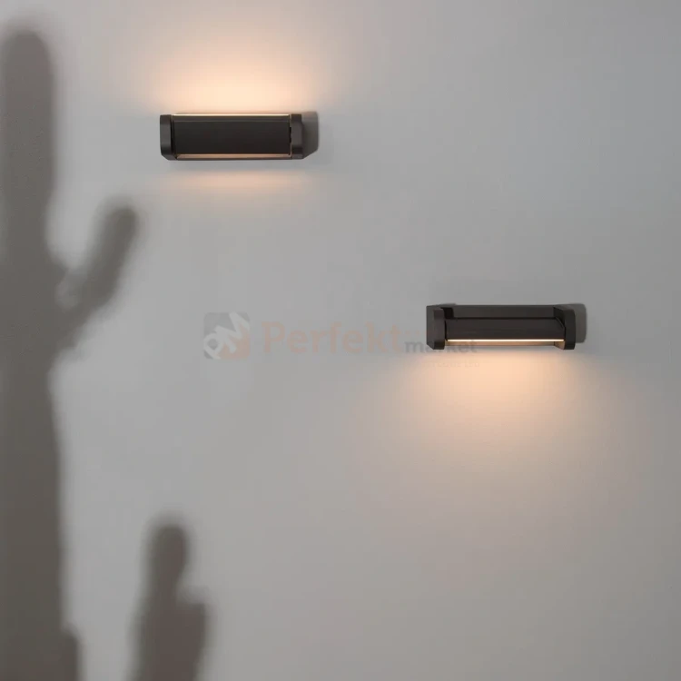 Lampa ścienna zewnętrzna kinkiet LED Volvel Nova Luce 6W 3000K IP54 czarny perfektmarket (3).webp