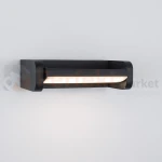 Lampa ścienna zewnętrzna kinkiet LED Volvel Nova Luce 6W 3000K IP54 czarny perfektmarket (1).webp