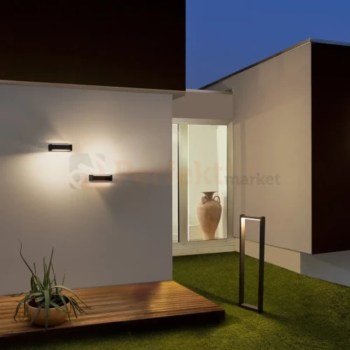 Lampa ścienna zewnętrzna kinkiet LED Volvel Nova Luce 6W 3000K IP54 czarny perfektmarket (6).webp