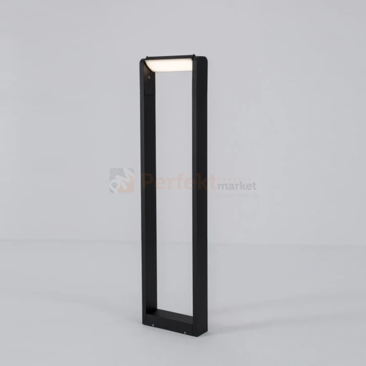 Lampa stojąca zewnętrzna słupek LED Volvel Nova Luce 6W 3000K IP54 czarny perfektmarket (1).webp