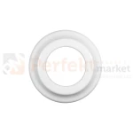 CERAMIC DESIGN ramka ceramiczna okragła pojedyncza biała perfektmarket.webp