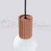 Lampa wisząca Halo szklana kula design 1xG9 IP20 mocca perfektmarket (2).webp