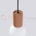Lampa wisząca Halo szklana kula design 1xG9 IP20 mocca perfektmarket (2).webp