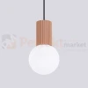 Lampa wisząca Halo szklana kula design 1xG9 IP20 mocca perfektmarket (4).webp