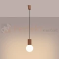 Lampa wisząca Halo szklana kula design 1xG9 IP20 mocca perfektmarket (6).webp