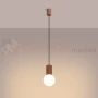 Lampa wisząca Halo szklana kula design 1xG9 IP20 mocca perfektmarket (6).webp