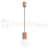 Lampa wisząca Halo szklana kula design 1xG9 IP20 mocca perfektmarket (8).webp