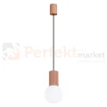 Lampa wisząca Halo szklana kula design 1xG9 IP20 mocca perfektmarket (8).webp