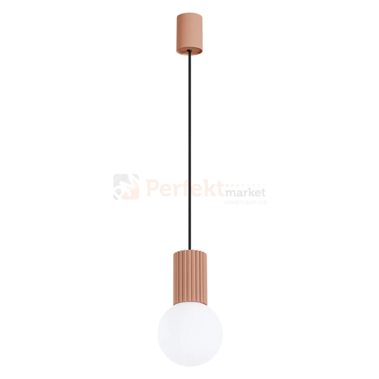 Lampa wisząca Halo szklana kula design 1xG9 IP20 mocca perfektmarket (8).webp