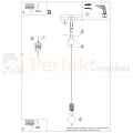 Lampa wisząca Halo szklana kula design 1xG9 IP20 mocca perfektmarket (9).webp