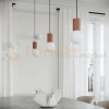 Lampa wisząca Halo szklana kula design 1xG9 IP20 mocca perfektmarket (11).webp