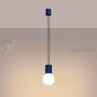 Lampa wisząca Halo szklana kula design 1xG9 IP20 ultramaryna perfektmarket.webp