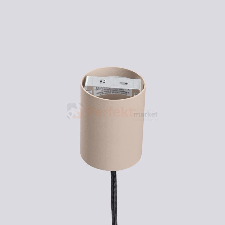 Lampa wisząca Halo szklana kula design 1xG9 IP20 taupe perfektmarket (3).webp