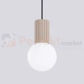 Lampa wisząca Halo szklana kula design 1xG9 IP20 taupe perfektmarket (4).webp