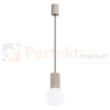 Lampa wisząca Halo szklana kula design 1xG9 IP20 taupe perfektmarket (5).webp